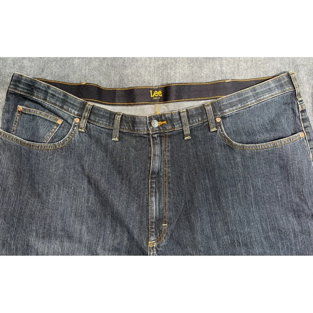Lee Loose Fit Denim Bermuda Shorts Womens 50x30 Blue Jean Walking Shorts